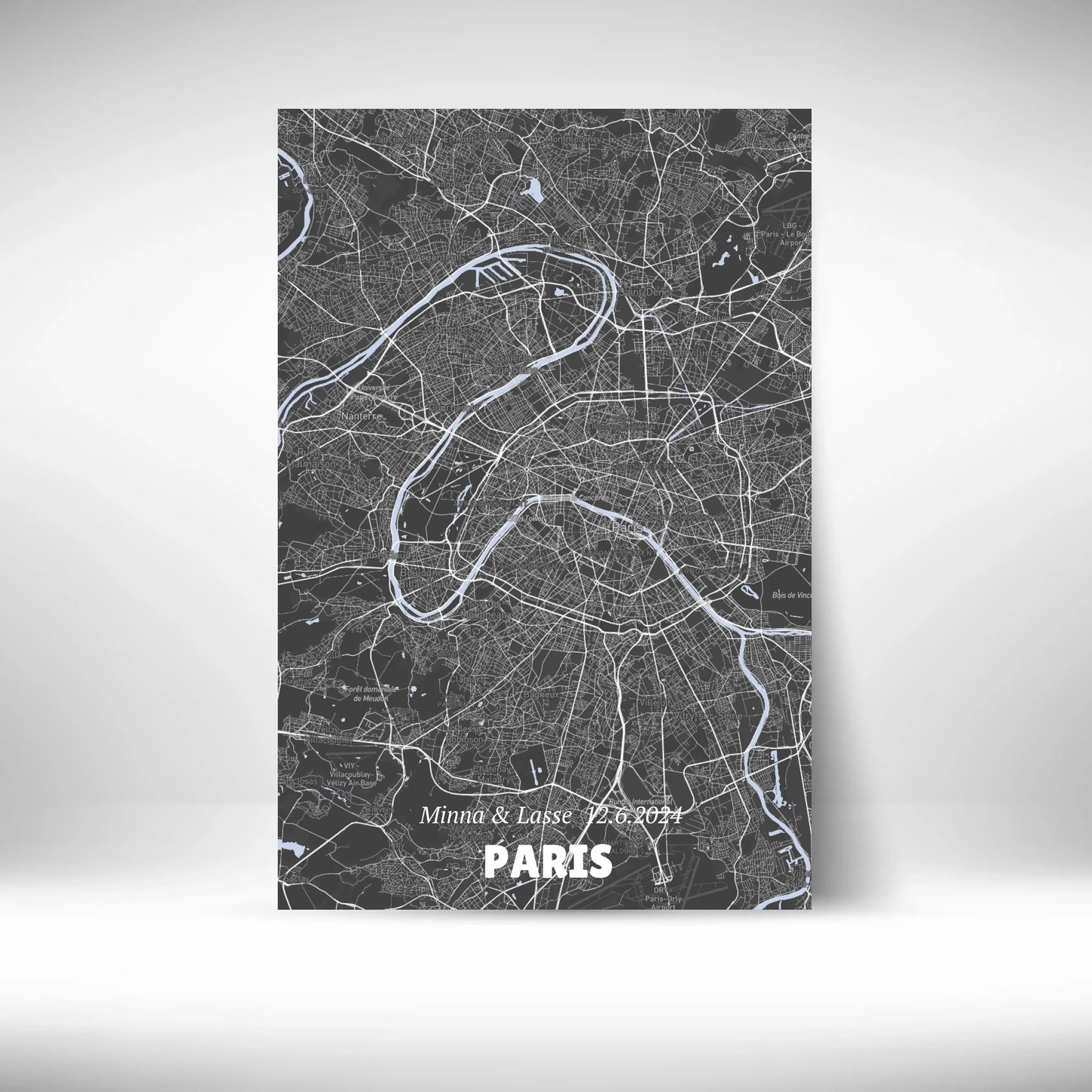 Custom Map Canvasart 4