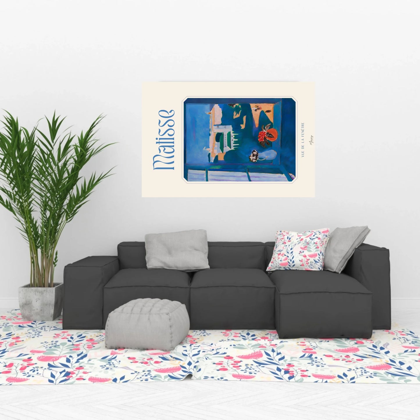 Window in Tangier 1912, Henri Matisse, Wall Art Poster and Canvas, Print Bright Interior
