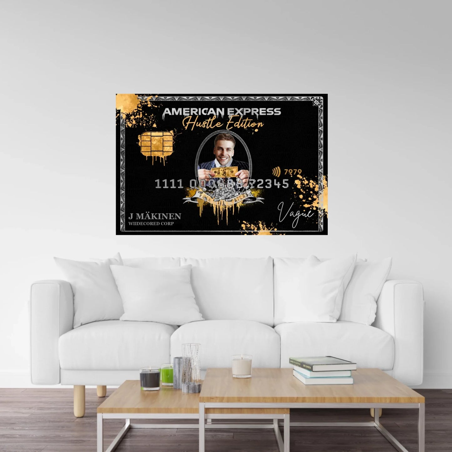 Custom Your Credit Card Canvasart [all]