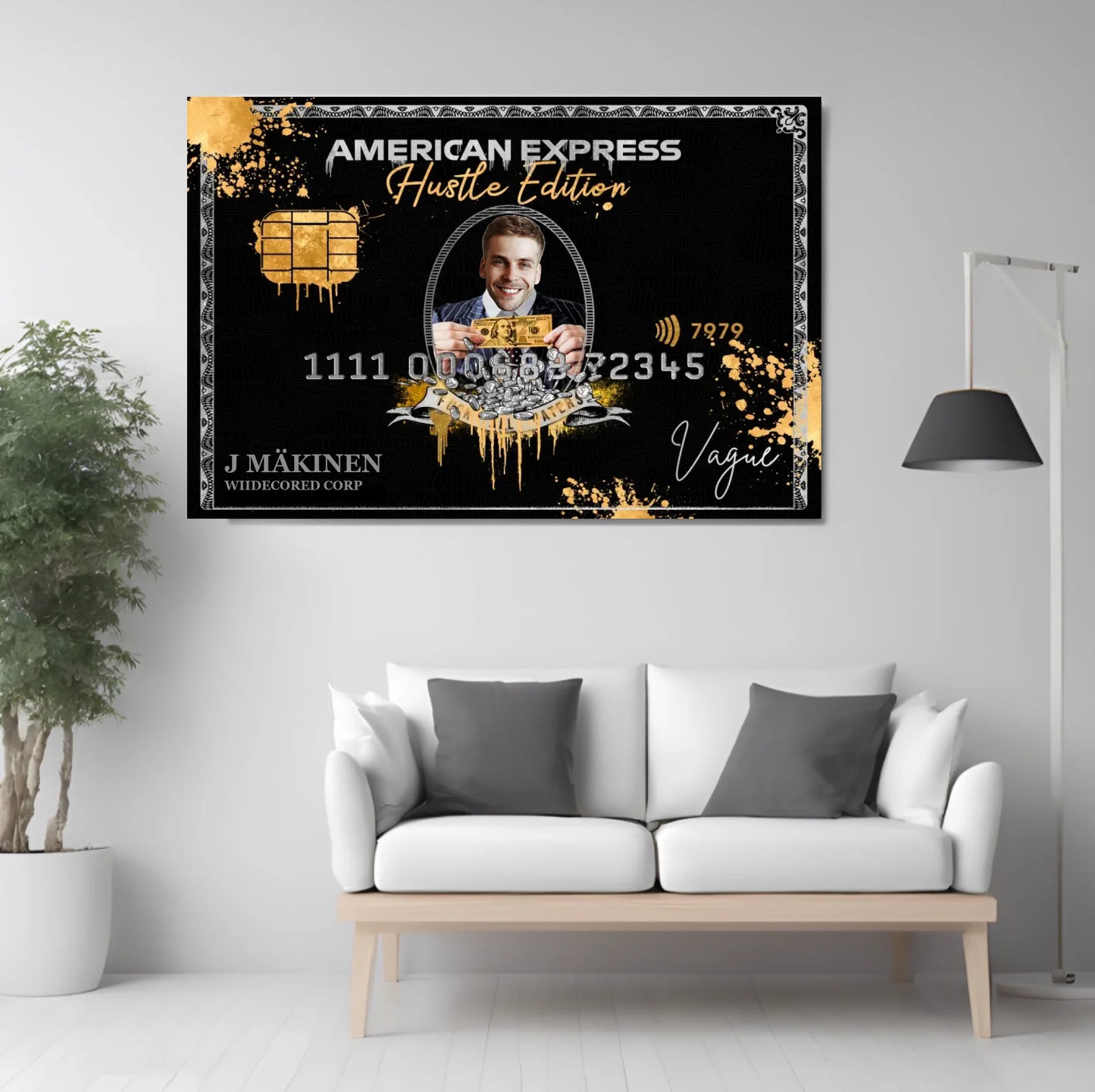 Custom Your Credit Card Canvasart [all]