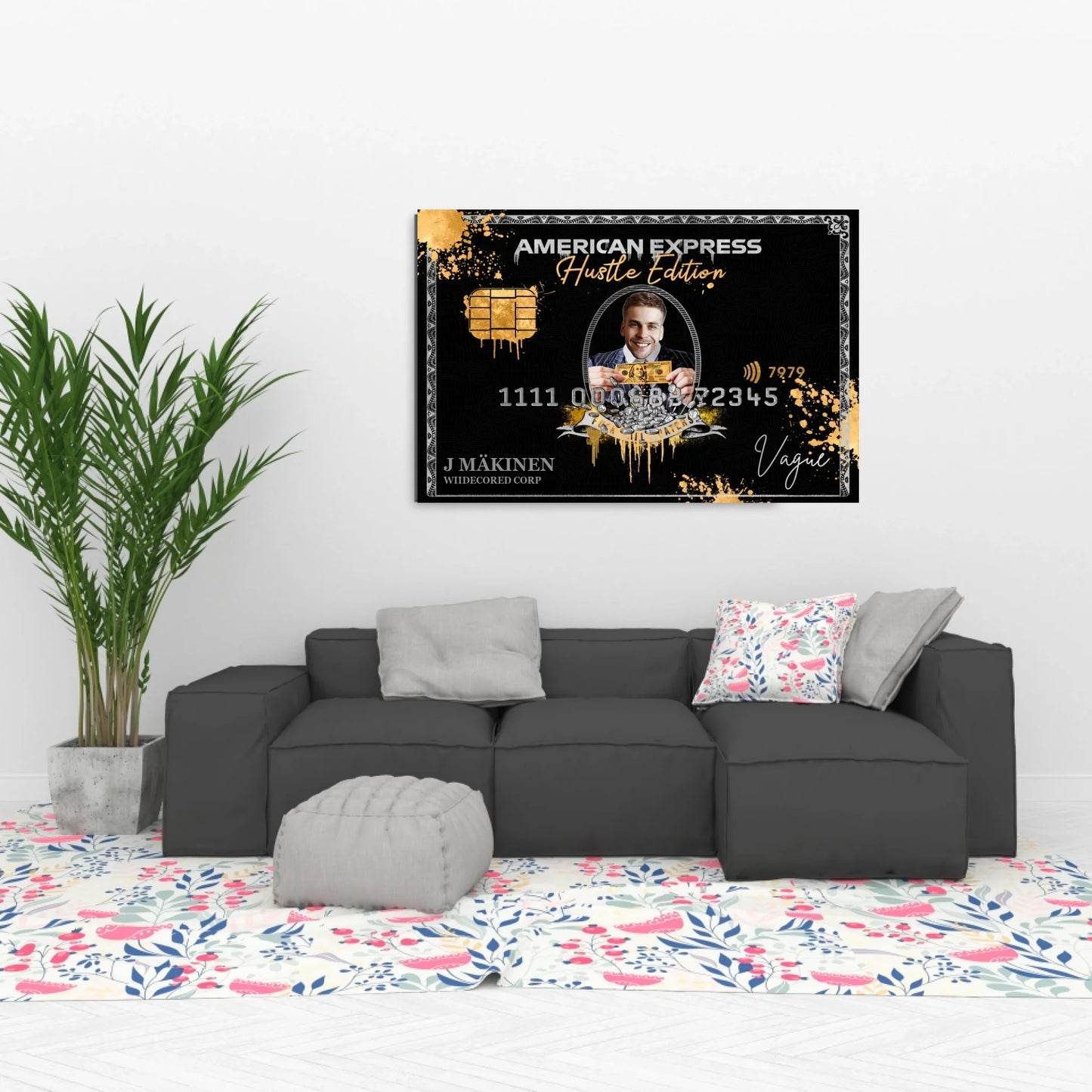 Custom Your Credit Card Canvasart [all]